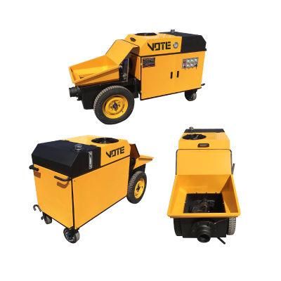 China Concrete Pump Hydraulic Pumping Mini New Portable Concrete Mixer Concret Transfer Pump