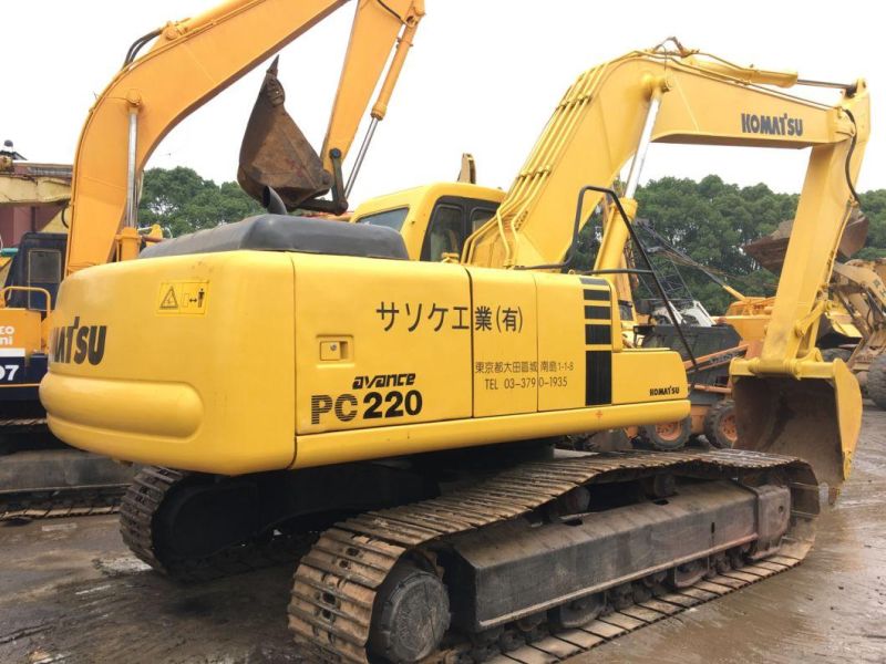22t Good Condition Komatsu PC220-6 PC220 Crawler Excavator