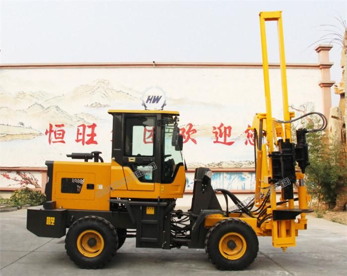 Highway Drop Hammer Pile Driver Guardrail Post Pile Driver