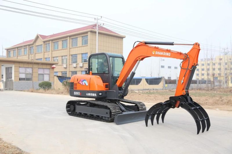 Cheap Price 6ton Mini Excavators Mini Digger Excavator Earth-Moving Hydraulic Crawler Excavator