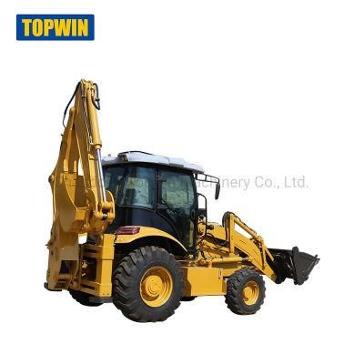 Brand New Compact Mini Small Wheel Loader 100HP Backhoe Loader with Loader Bucket 1cbm for Sale