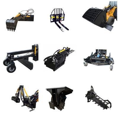 Good Price Skid Steer Loader/Front Loader/Tractor Loader/Excavator Attachments Covering Full Fields for Wholesale