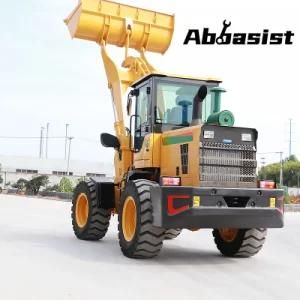 Hot Sale 2ton Compact Front Wheel Loader AL20C with Snow Blade