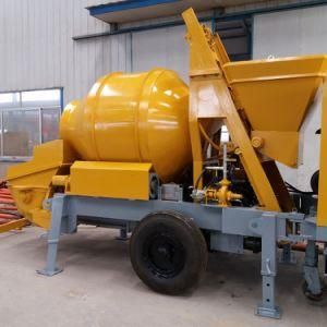 High Efficiency Trailer Mounted Concrete Mixer Pump with Hydraulic System