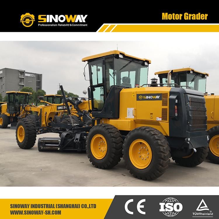 Ground Grading Machine Best Construction Motor Grader Spreading Gravel on Road Construction