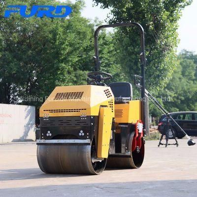 Mini Vibrator Double Drum Road Roller with Ce Approved
