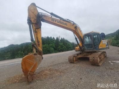 Used Mini Medium Backhoe Excavator Hyundai R215vs Construction Machine Second-Hand