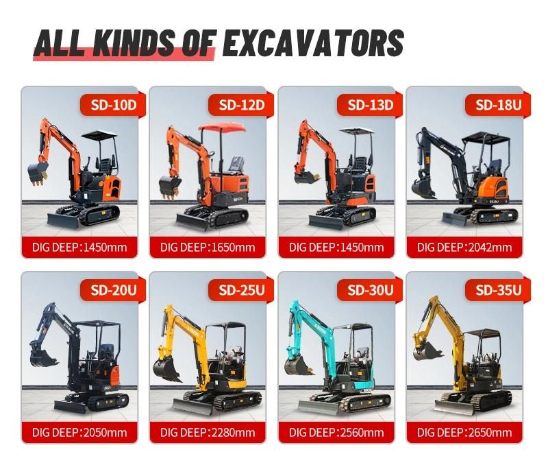4 Tons Cheap Mini Crawler Hydraulic Excavator for Sale