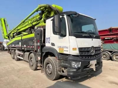 Used Concrete Pump Truck Zoomlion with Benz Chassis 63m Concrete Machine Civil Construction Equipment