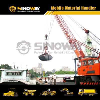China Cheap Price Mobile Material Handler with Lattice Boom and Grab
