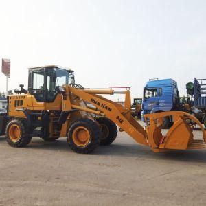 2.8ton Front Wheel Tractor Front End Wheel Loader with Log Gripper