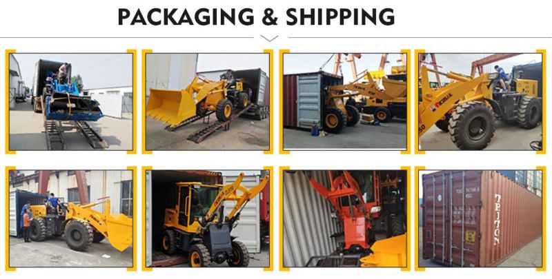 Multifunction Pay Loader Small Loader with Attachments Wheel Loader for Sale