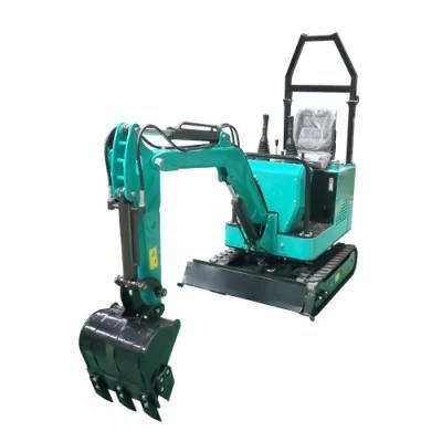 2021 New Cheap Price Wheel Excavators 1 Ton with Imported Engine and Hydraulic System for Sale