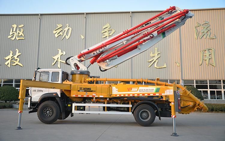 XCMG Schwing Hb37V Concrete Truck China 2 Axle 37m Small Hydraulic Concrete Pump Truck Price