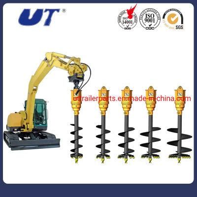 Excavator Attachment Earth Drilling Drives Hydraulic Earth Auger - Auger Drill Earth Borer
