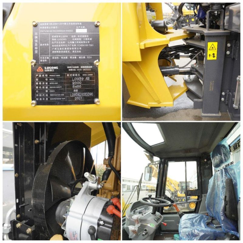 China 2.2t Mini Wheel Loader Farm Wheel Loader
