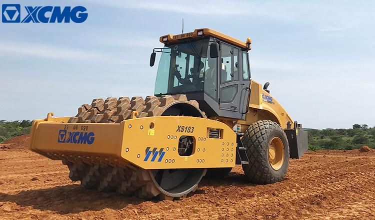 XCMG Official New 18 Ton Compactor Single Drum Vibratory Road Roller Xs183j Price