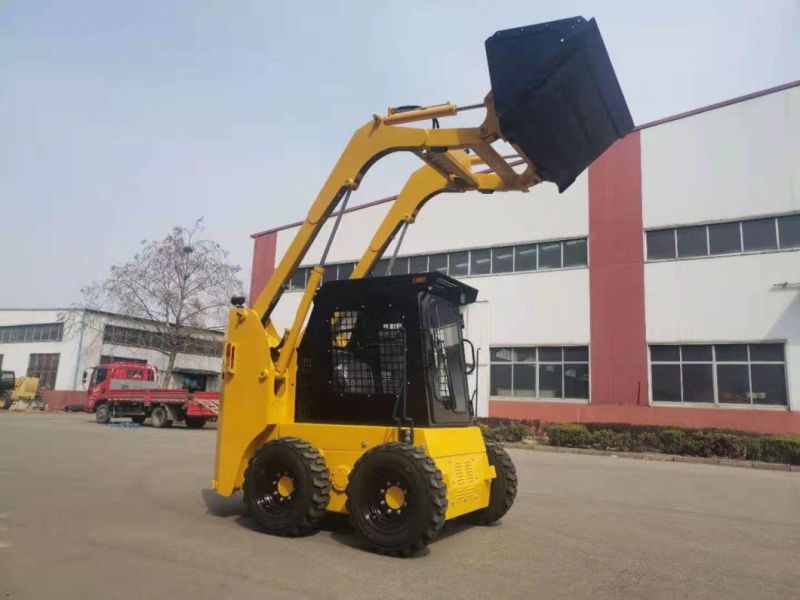 High Power Loader Crawler Skid Steer Loader with 0.6m3 Bucket