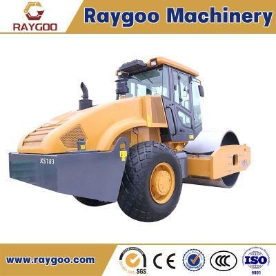 Chinese Perfessional Supplier 18ton Hydraulic Single Drum Vibratory Road Rollers Rg183xsh for Paving Machinery