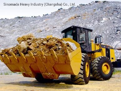 7 Ton 877h Front End Wheel Loader with Pallet Fork