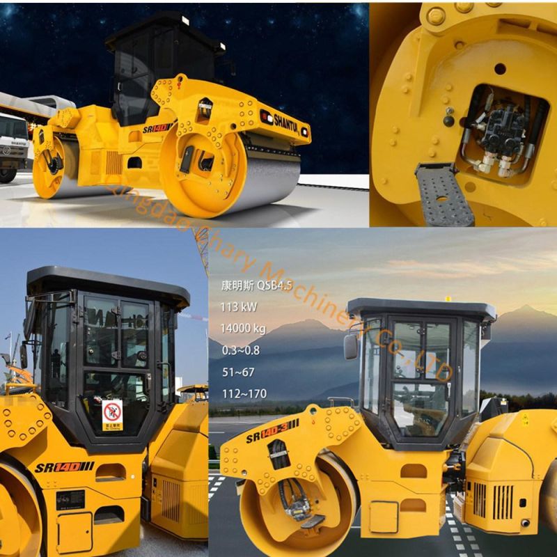 Shantui Sr13D Model 13ton Double Drum Vibratory Road Roller
