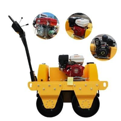 Small Smooth Double Drum Vibratory Road Roller Compactor