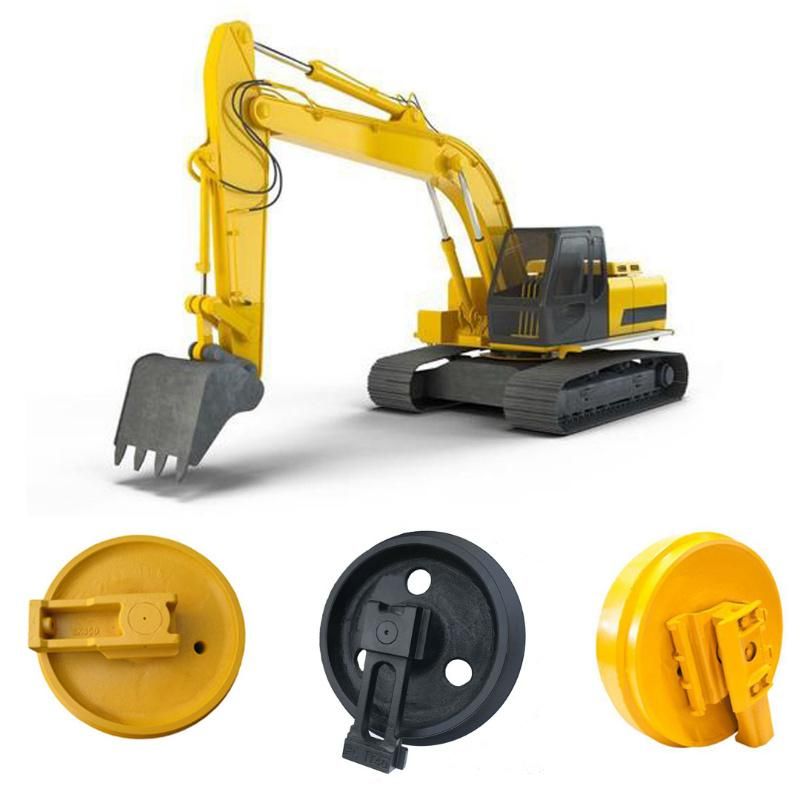 Crawler Excavators Construction Machinery Parts PC120 Idler Roller Wheel for Komatsu Excavator