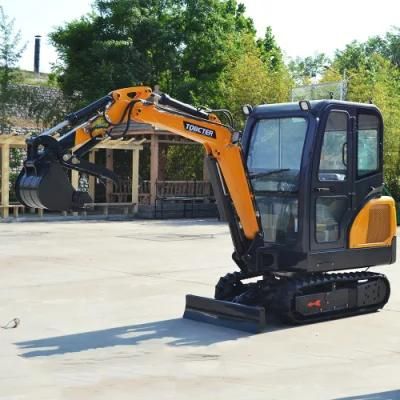 Heracles Mini Excavator with Enclosed Cabin