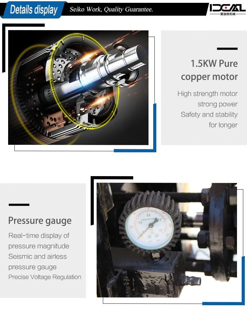 Diesel Cement Spray Plastering Machine