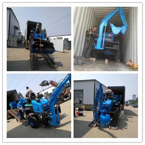 High Quality 4*4 Backhoe Loader for Sale with Low Price