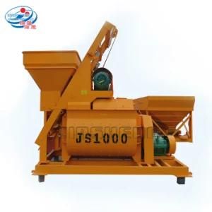 Js 1000 High Quality 1 Cubic Double Shaft 1000 Litres Concrete Mixer