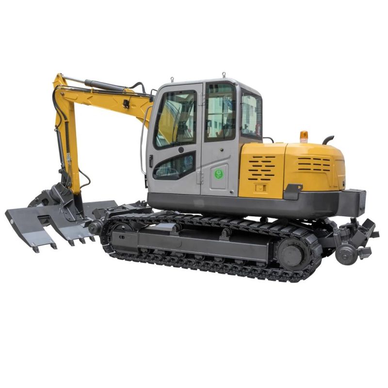 Jing Gong Railway Sleeper Crawler Excavator China Railway Rails