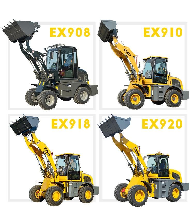 China Small Mini Loaders for Sale Articulated Telescopic Boom Loader