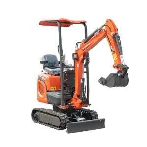 Rhinoceros 1000kg Mini Crawler Excavator Xn12-8 with Ceiling