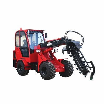 3 Point Trencher Tractor Telescopic Small Wheel Loader for Sale