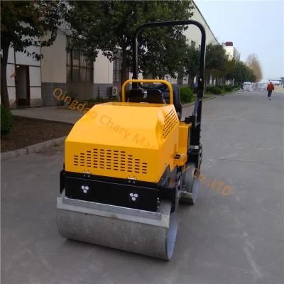 Asphalt Pavement 1 Ton Tandem Vibration Hand Price Road Roller Compactor