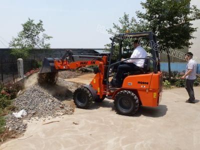 Ce Approved 0.8 Ton China Small Wheel Loader (HQ908) for Sale
