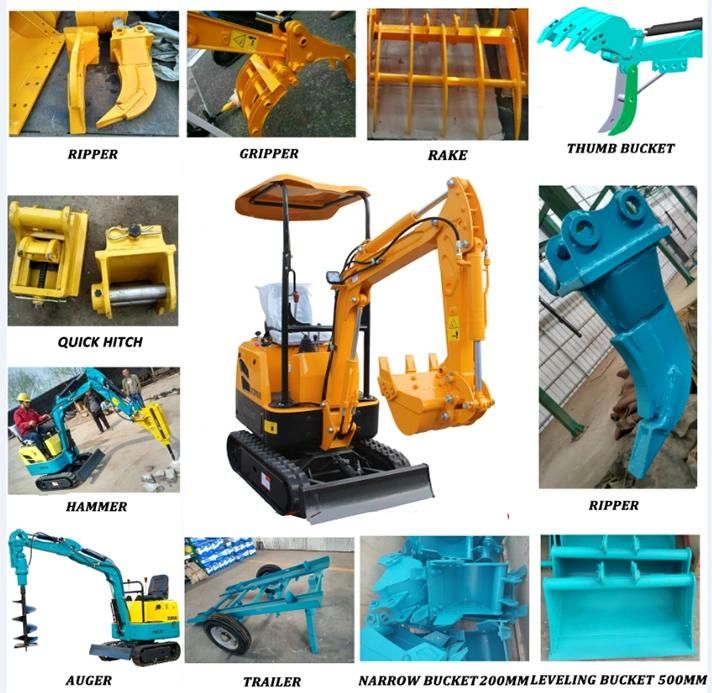 0.8ton Small Garden Mini Excavator for Sale