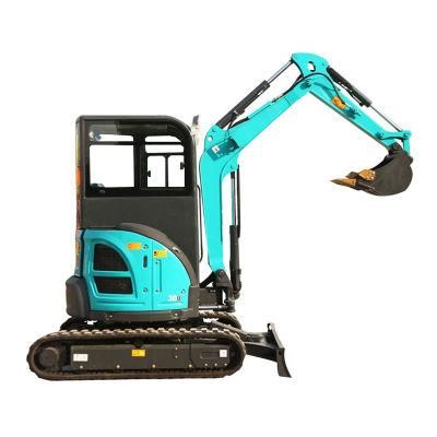 Fw30u (new) -Cabin Household Trencher Agricultural Small Digging Machine EPA Mini Excavators with Leveling Bucket 500mm for Sale
