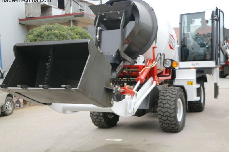Small Hydraulic Mobile Self Loading Concrete Mixer Truck