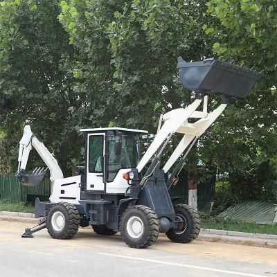 Backhoe Excavator Loader 4X4 with Pallet Fork for Construction for Sale