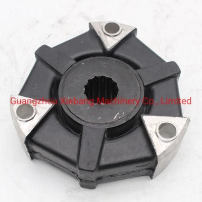 Triangular Aluminum Flexible Black Coupling for Kubota 115 17t Replacement Bridgestone CB