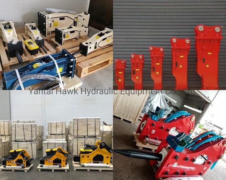 Yantai Hawk Factory Sale Open Type Hydraulic Rock Breaker