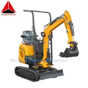 Rhinoceros Xn10-8 Internal Combustion Drive Hydraulic Transmission 7.5kw/8.2kw/10.2kw Crawler Mini Diggerexcavators Manufacture