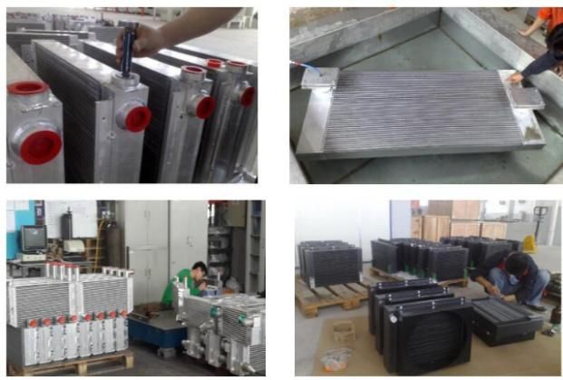 Air Cooled Microchannel Hydraulic Oil Cooler Radiator Heat Exchanger, Air Oil Cooler, Compressor Cooler, Ah1012 Ah1470 Ah1490 Ah1680 Af0510 Af1025 Ah0608 Aw0607