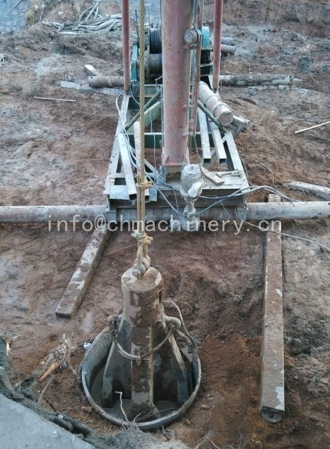 Free Fall Punch Steel Drop Hammer Pile Driver