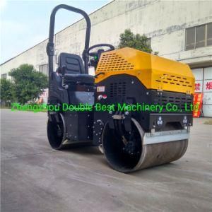 Small Hydraulic Vibratory Roller, Heavy Duty Double Wheel Roller