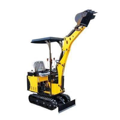 0.8 Ton Mini Hydraulic Crawler Excavator with 0.02cbm Bucket
