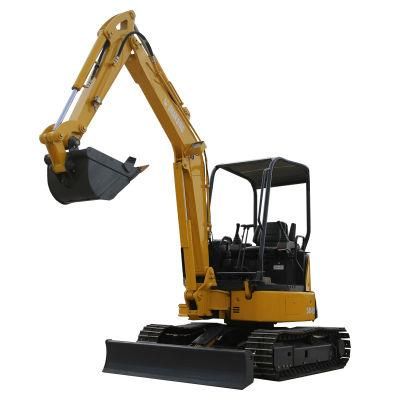 Farmland Water Conservancy Mini Excavator with Steel Track Slew Ring