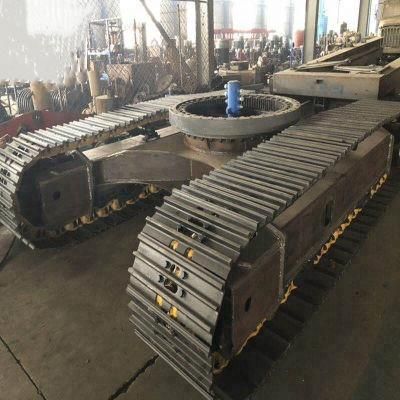 China Manufacturer Steel Crawler Chassis for Customized Hydraulic System Excavator